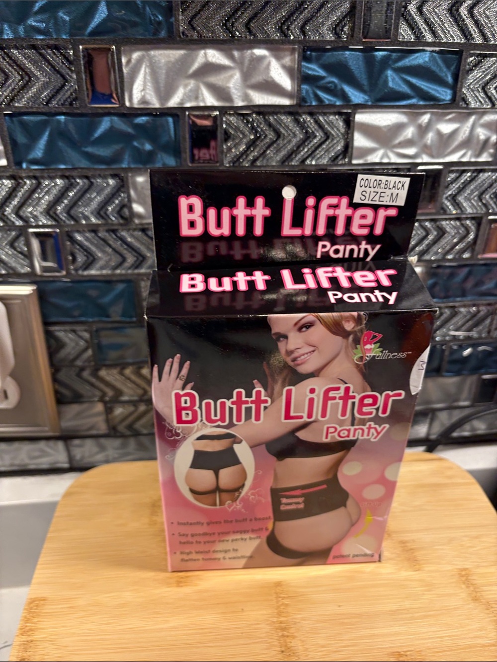 Butt Lifter Panty - Black (Unbranded)